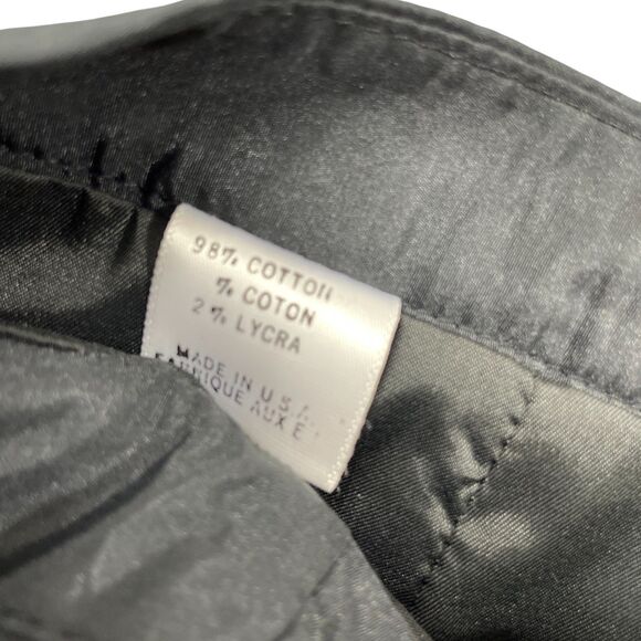 Theory 10 Black Velour Skirt Lined Cotton Blend Back Zipper Beautiful Tie Bow - Picture 3 of 4